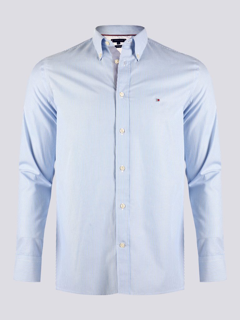 Hilfiger Blue/White Shirt - Outlet