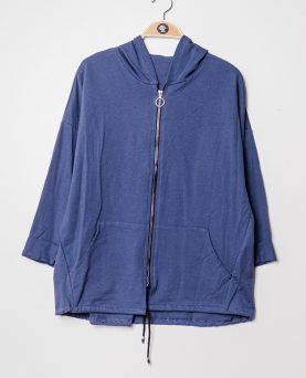 Hooded Sweatshirt - Jeans