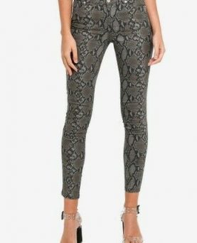 Only Carmen Skinny Snake Printed Jeans