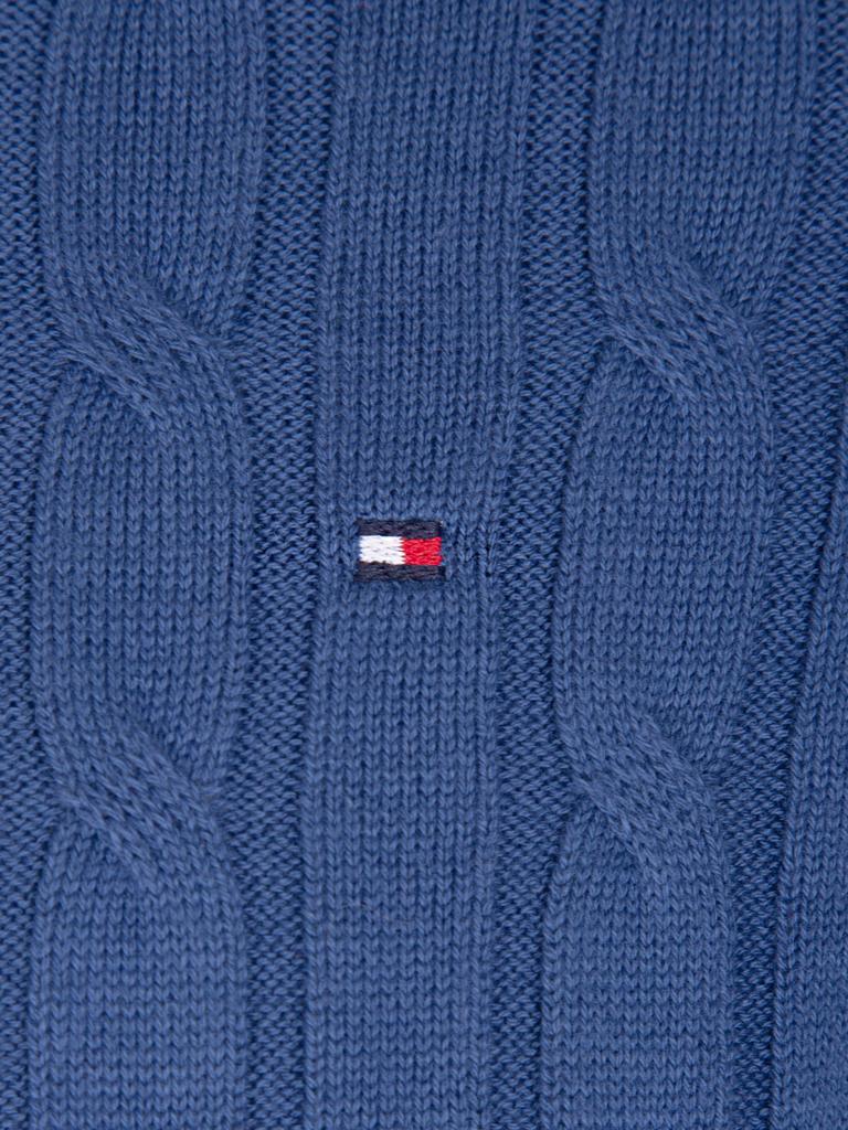 Tommy Classic Cable Knit Pullover - Indigo - Outlet Fashion