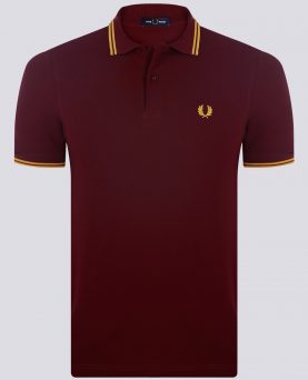 Fred Perry Poloshirt - Navy/White/Red