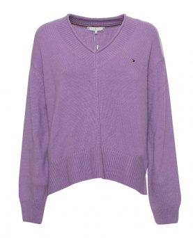 Tommy Hilfiger Woman Knit Pullover - Lilac