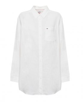 Tommy Jeans Woman Ls Shirt - White
