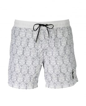 Karl Lagerfeld Beachwear Boardshorts - White