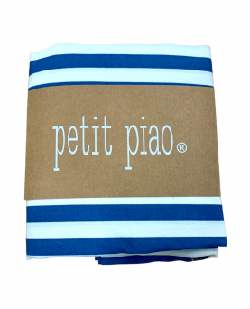 Petit Piao Baby Sengetøj Moonlight Blue/Off White