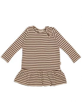 Petit Piao Dress Ls Modal Striped