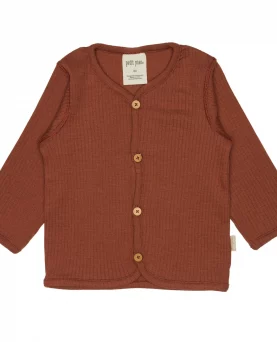 Petit Piao Cardigan Merino Wool Plain
