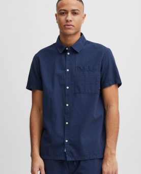 SDFrevne Skjorte Kortærmet Insignia Blue