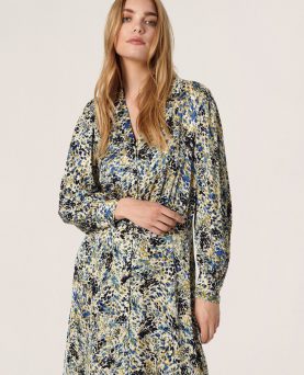 Soaked Slgrouppa Dress Tonal Blues