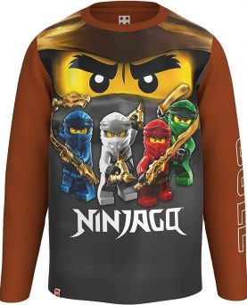 Lego Ninjago Ls T-shirt Rust