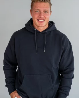 Wavy Copenhagen Hoodie Oversized Navy