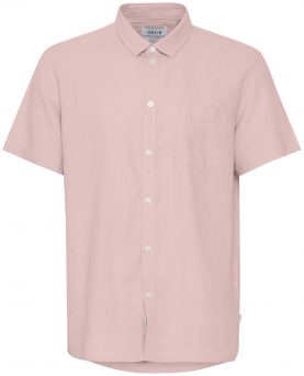 Solid SDAllan Hørskjorte Kortærmet Powder Pink