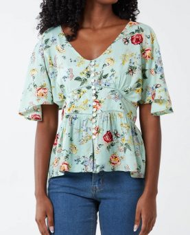 Qed London Batwing Top