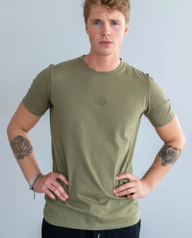 Wavy Copenhagen Tee Regular Fit Army Green