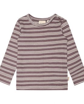 Bluse Ls Modal Striped Lavender Mist
