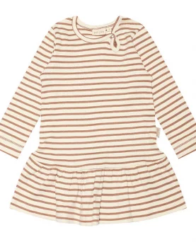 Kjole Modal Striped Cafè Rose