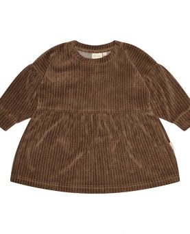 Sweat Dress Corduroy Walnut