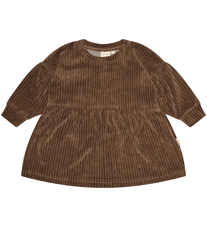 Sweat Dress Corduroy Walnut (Størrelse: 110)
