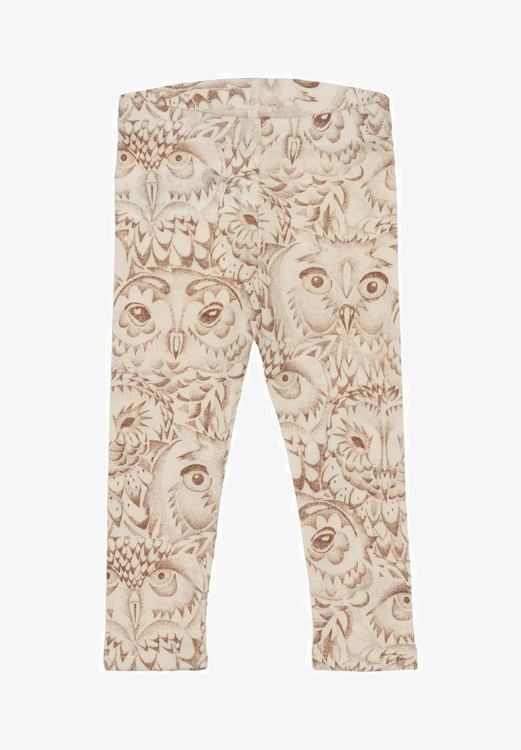 SGBPaula Uld Leggings Ugle Birch (Størrelse: 80)