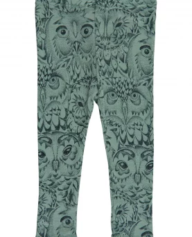 SGBPaula Uld Leggings Ugle Iceberg Green