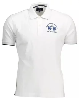 La Martina Polo Piquet White/Blue