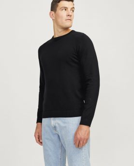 JrebCallum Knit Crew Neck Black