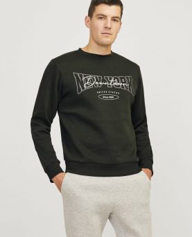JREBNEWYORK SWEAT CREW NECK Kombu Green