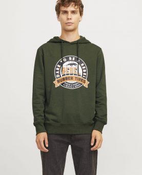 JREBCASPER SWEAT HOOD KOMBU GREEN