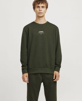 JREBLINO SWEAT CREW NECK KOMBU GREEN