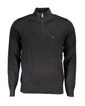U.S. Grand Polo Zip Pullover Black