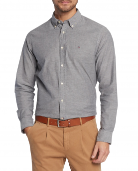 Tommy Hilfiger Core Flex Oxford Skjorte Desert Sky