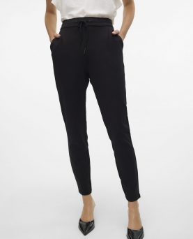 VMEVA MW LOOSE STRING PANT BLACK