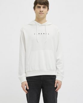 JREBROCKY LOGO SWEAT HOOD CLOUD DANCER