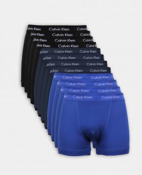 Calvin Klein 12-pak Underbukser Trunks Black/Navy/Blue