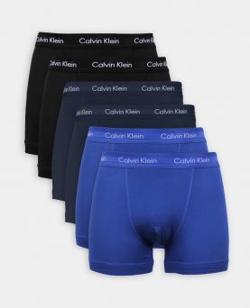 Calvin Klein 6-pak Underbukser Trunks Black/Navy/Blue