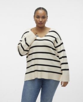 VMCSABA LS V-NECK PULLOVER CURVE