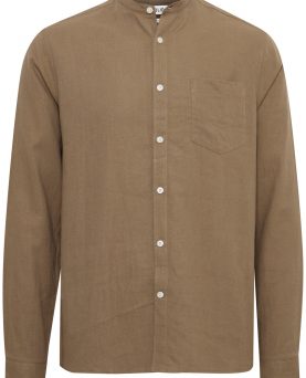 Solid Hørskjorte Ls China Shitake