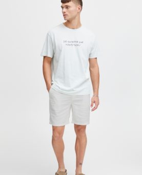 Hørshorts M/ Knapluk Off White