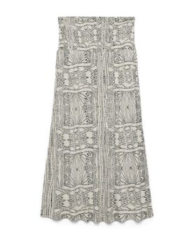 VMMENNY HW ANCLE SMOCK SKIRT OATMEAL