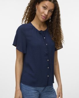 VMGABBI SS TIE TOP NAVY