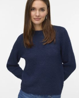 VMNOVAH LS O-NECK PULLOVER NAVY BLAZER