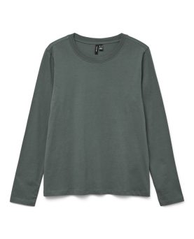 VMPAULINA LS T-SHIRT BALSAM GREEN