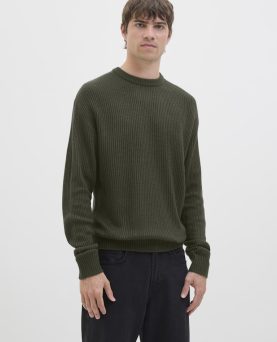 JREBLOGAN KNIT CREW NECK FOREST NIGHT
