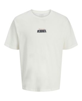 JREBJIM TEE SS CREW NECK SN- Cloud Dancer