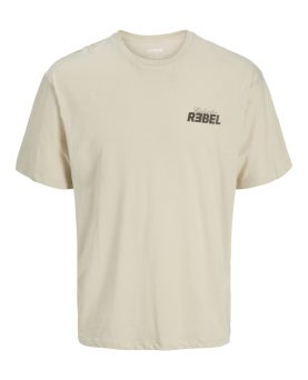 JREBJIM TEE SS CREW NECK SN- Moonbeam