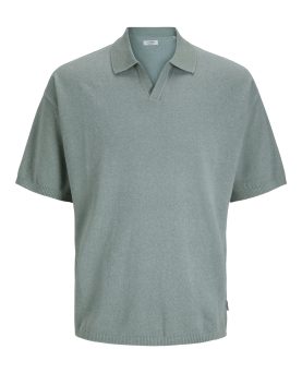 JREBCALLUM KNIT SPLIT NECK-Desert Sage