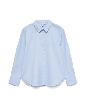 VMINGE L/S SHIRT WVN BTQ-Brunnera Blue