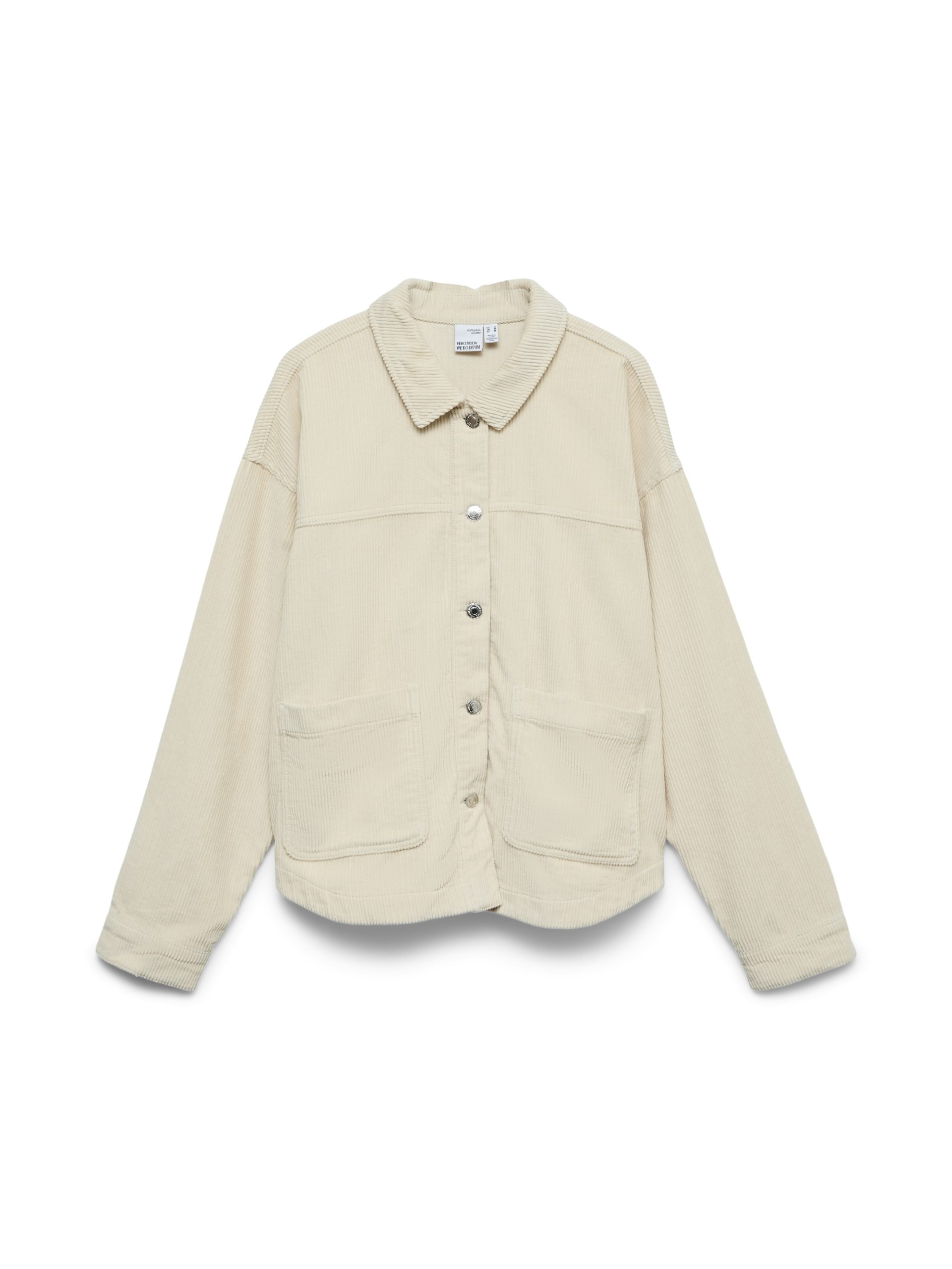 VMIAMIE LS CORDUROY SHACKET MIX NOOS-Oatmeal (Størrelse: XS)