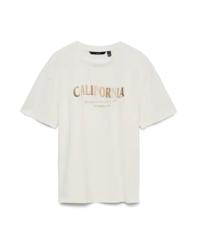 VMSINA MIA SS TOP BOX JRS GA-SNOW WHITE CALIFORNIA