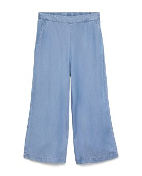 VMBREE MR WIDE TENCEL CULOTTE GA-Medium Blue Denim